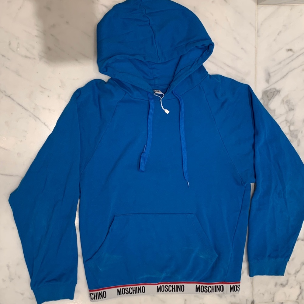 Moschino Underwear - Light Blue Hoodie